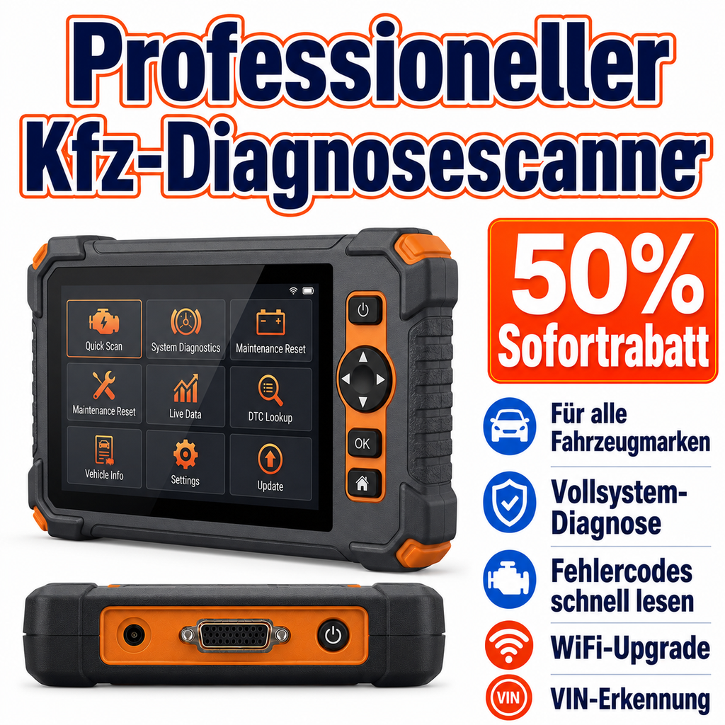 Profi KFZ Diagnosegerät Auto OBD2 Scanner All System Auslesegerät