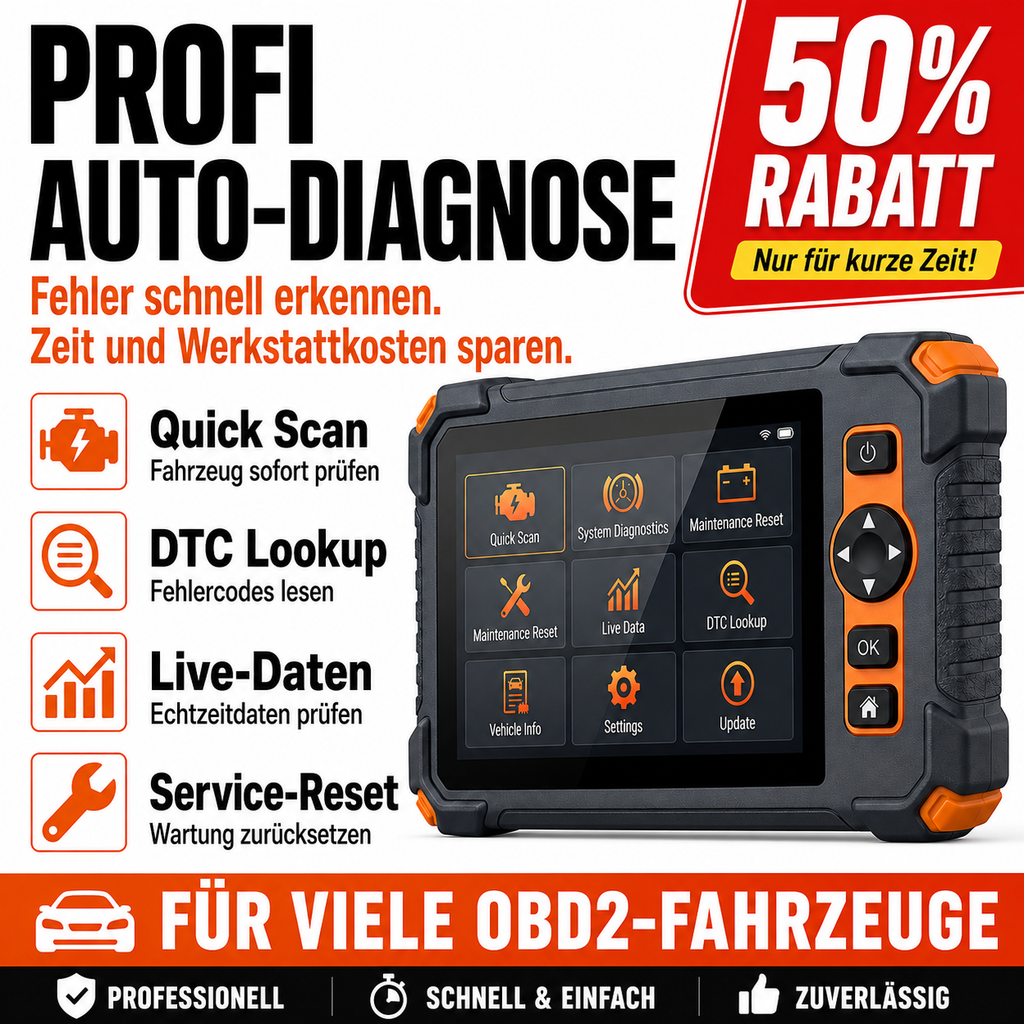 Profi KFZ Diagnosegerät Auto OBD2 Scanner All System Auslesegerät