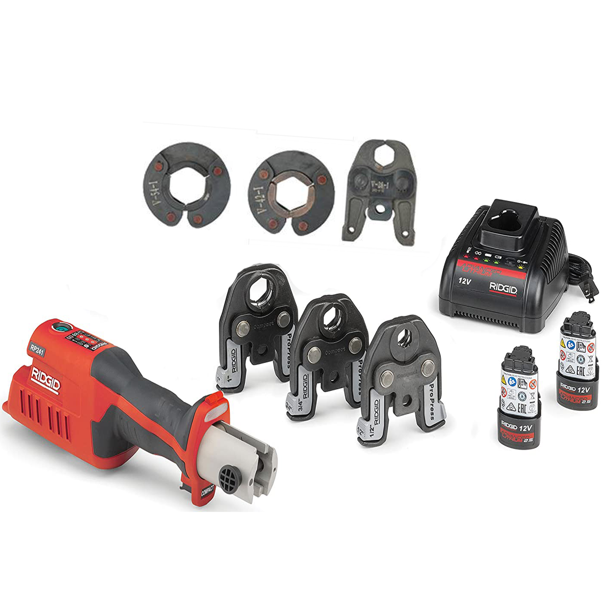Kompaktpressen-Werkzeugsatz, Modell 57373 RP 241, mit 1/2 ProPress-Klemme