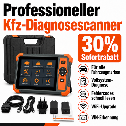 Profi KFZ Diagnosegerät Auto OBD2 Scanner All System Auslesegerät