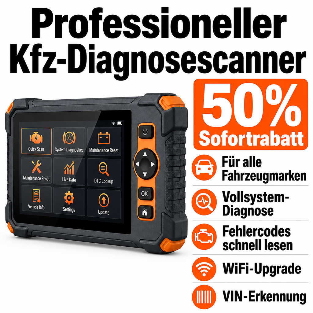 Profi KFZ Diagnosegerät Auto OBD2 Scanner All System Auslesegerät